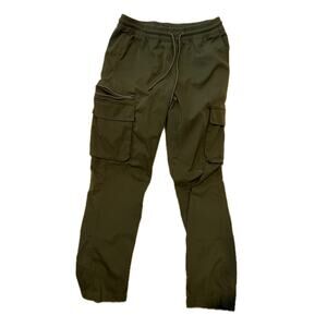 Tahari Dark Green Cargo Jogger Pants Mens Med